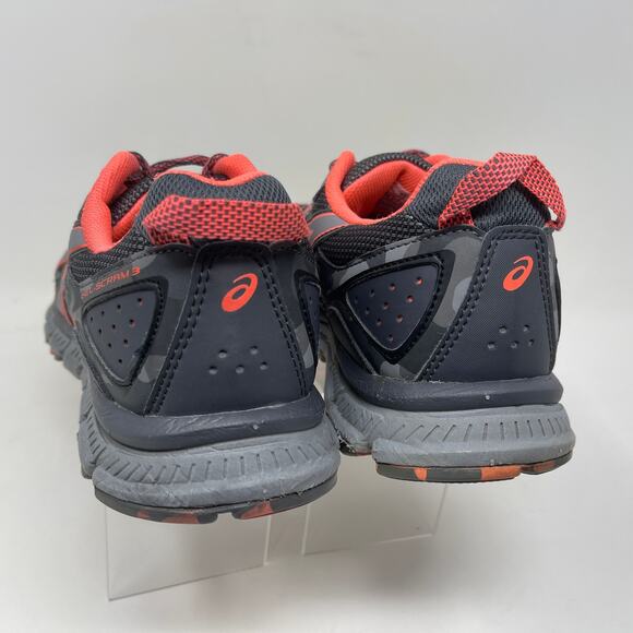 Asics Gel Scram 3 Trail Run Shoes Womens 9 1/2 Gray Orange 82#4=K.6.7 - Picture 5 of 12